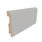 Плинтус плоский Vinyl 75х16х2070 платина